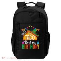 Let's Taco 'Bout My Birthday Cinco De Mayo Tacos Funny Backpack thumb 0