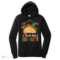 Let's Taco 'Bout My Birthday Cinco De Mayo Tacos Funny Women's Hoodie thumb 0