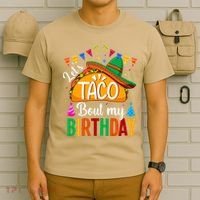 Let's Taco 'Bout My Birthday Cinco De Mayo Tacos Funny T-Shirt thumb 6