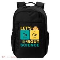 Let's Taco 'Bout Science Funny Backpack thumb 0