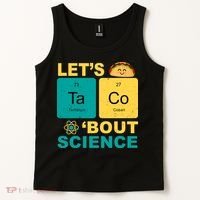 Let's Taco 'Bout Science Funny Tank Top thumb 2