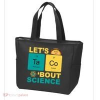 Let's Taco 'Bout Science Funny Tote Bag thumb 3