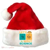 Let's Taco 'Bout Science Funny Santa Hat thumb 0