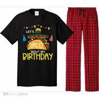 Let's Taco Bout My Birthday Funny Mexican Party Pajama Set thumb 0