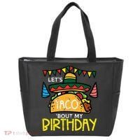 Let's Taco Bout My Birthday Funny Mexican Party Tote Bag thumb 0