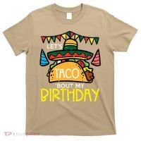 Let's Taco Bout My Birthday Funny Mexican Party T-Shirt thumb 0