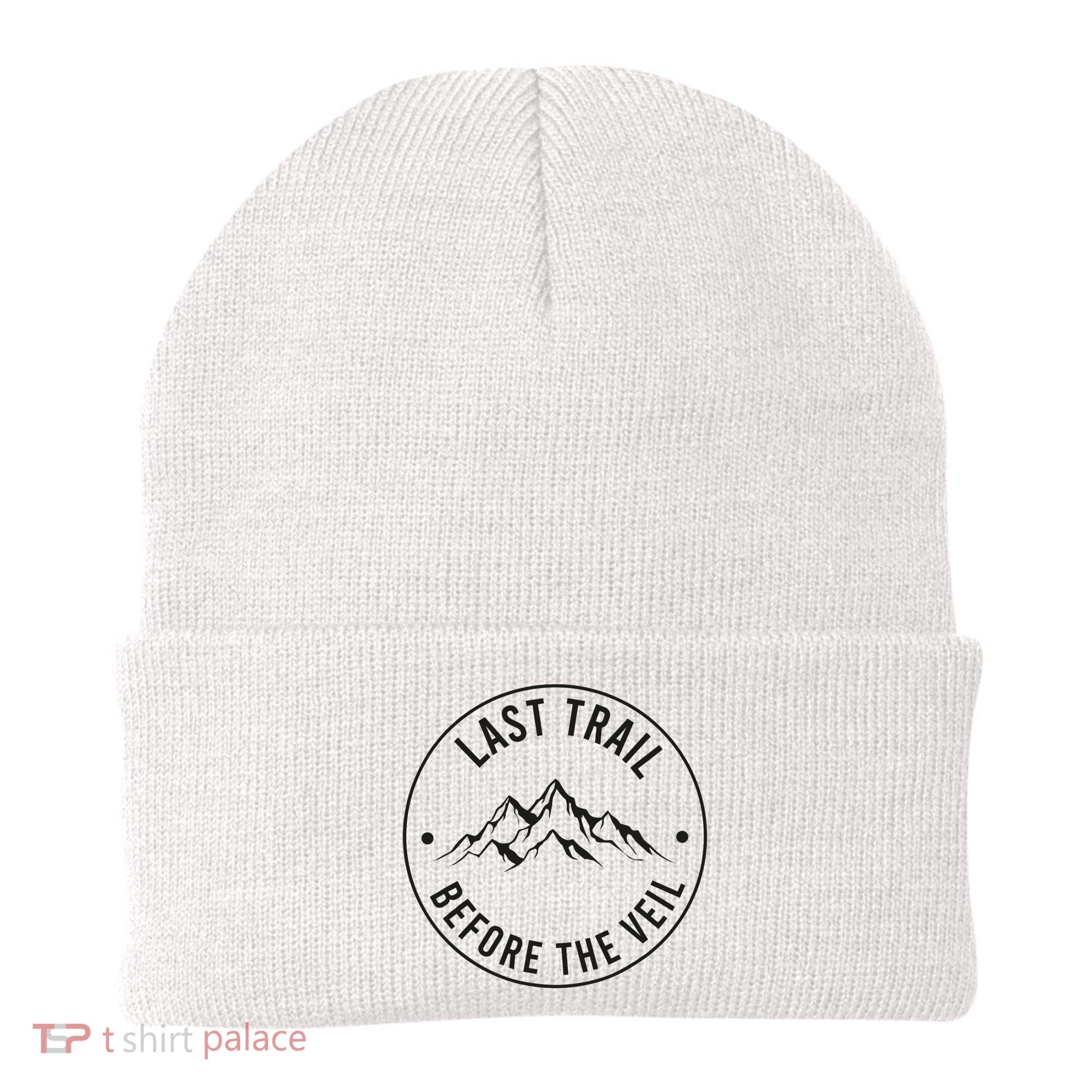 Last Trail Before The Veil Bachelorette Bridesmaid Hiking Beanie