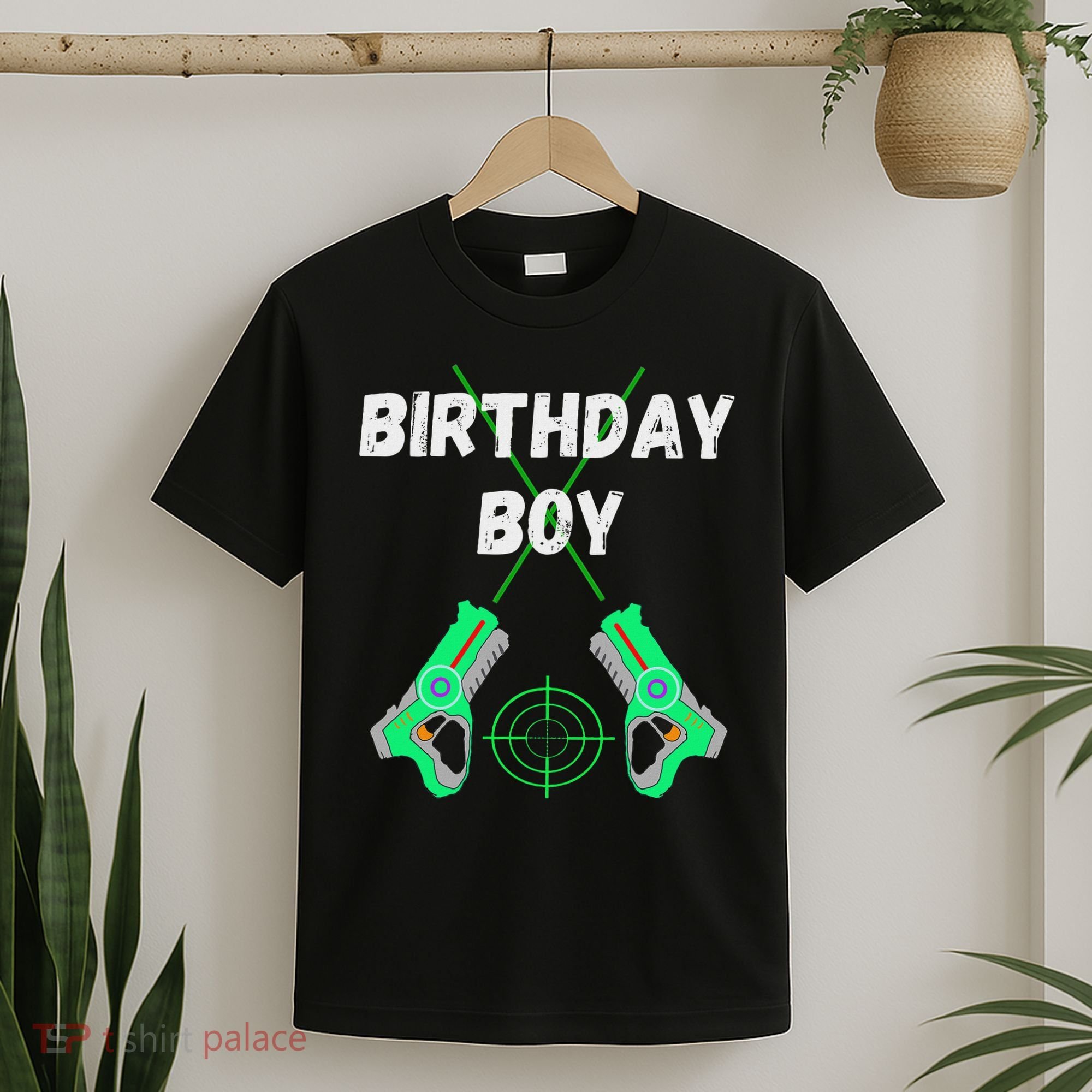 Laser Tag Birthday Boy Party Laser Tag Player Birthday T-Shirt