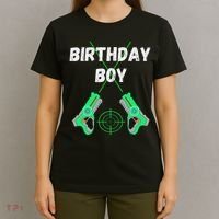 Laser Tag Birthday Boy Party Laser Tag Player Birthday T-Shirt thumb 4