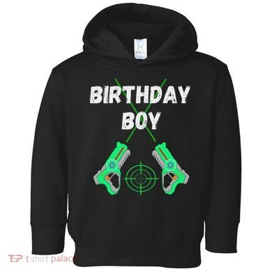 Laser Tag Birthday Boy Party Laser Tag Player Birthday Toddler Hoodie