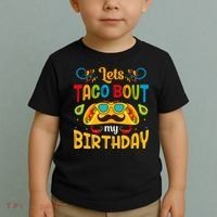 LetS Taco Bout My Birthday Cinco De Mayo Celebration Toddler T-Shirt thumb 2
