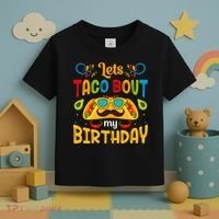 LetS Taco Bout My Birthday Cinco De Mayo Celebration Toddler T-Shirt thumb 3