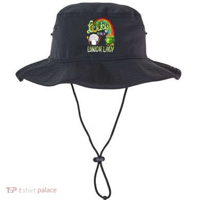 Lucky To Be A Lunch Lady St Patrick's Day Bucket Hat