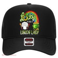 Lucky To Be A Lunch Lady St Patrick's Day Hat thumb 0