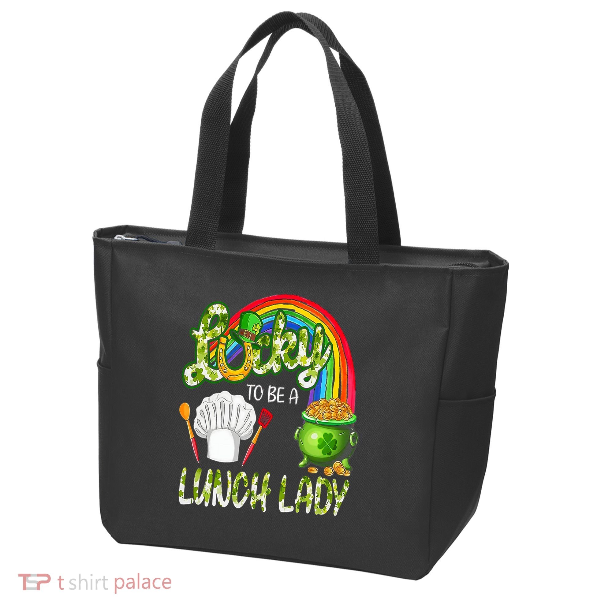 Lucky To Be A Lunch Lady St Patrick's Day Tote Bag