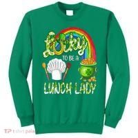 Lucky To Be A Lunch Lady St Patrick's Day Sweatshirt thumb 0