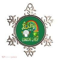 Lucky To Be A Lunch Lady St Patrick's Day Ornament thumb 0