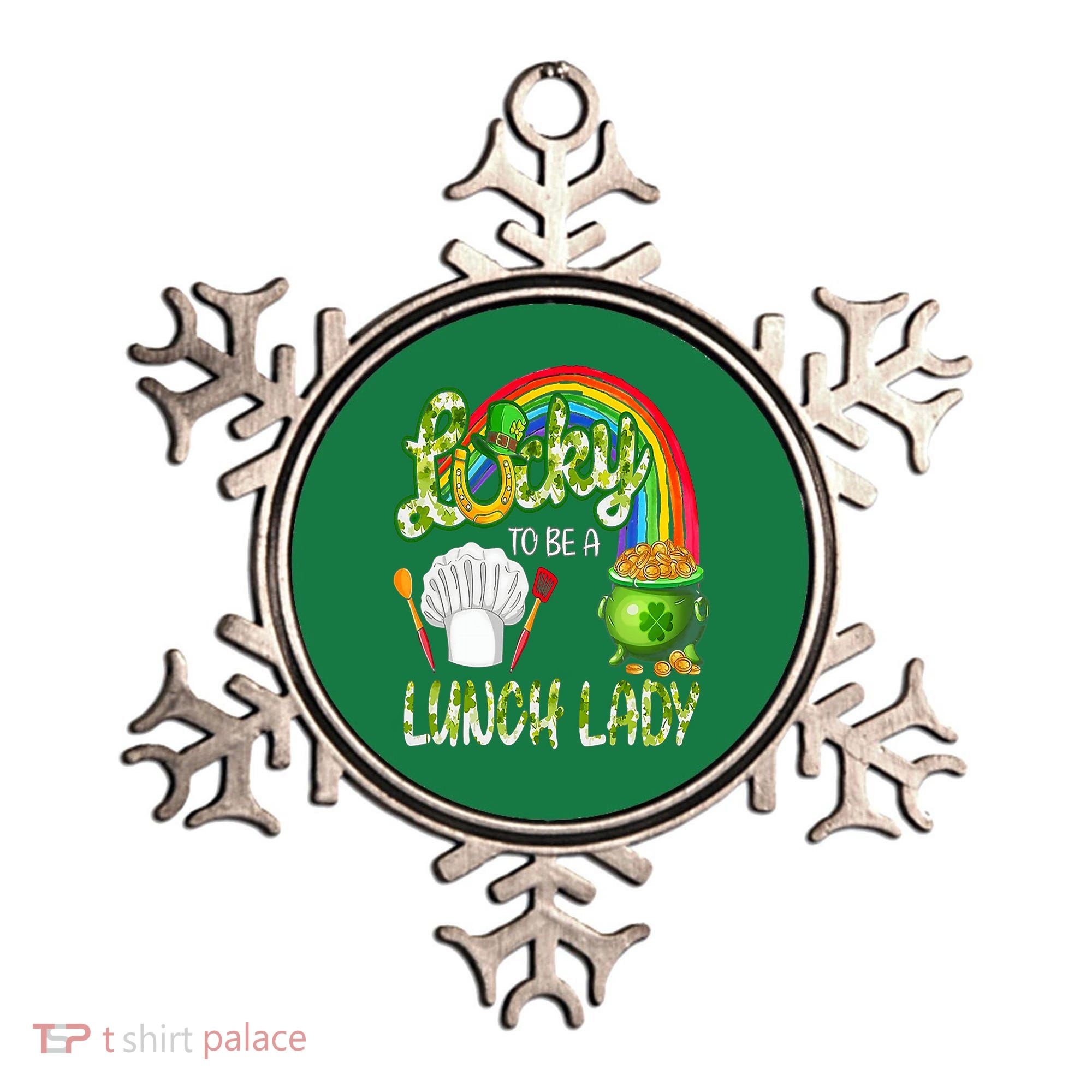 Lucky To Be A Lunch Lady St Patrick's Day Ornament