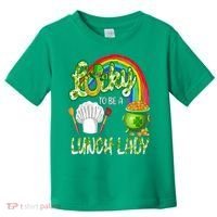 Lucky To Be A Lunch Lady St Patrick's Day Toddler T-Shirt thumb 0