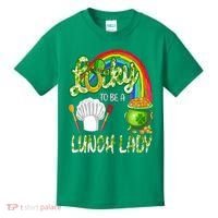 Lucky To Be A Lunch Lady St Patrick's Day Kids T-Shirt thumb 0