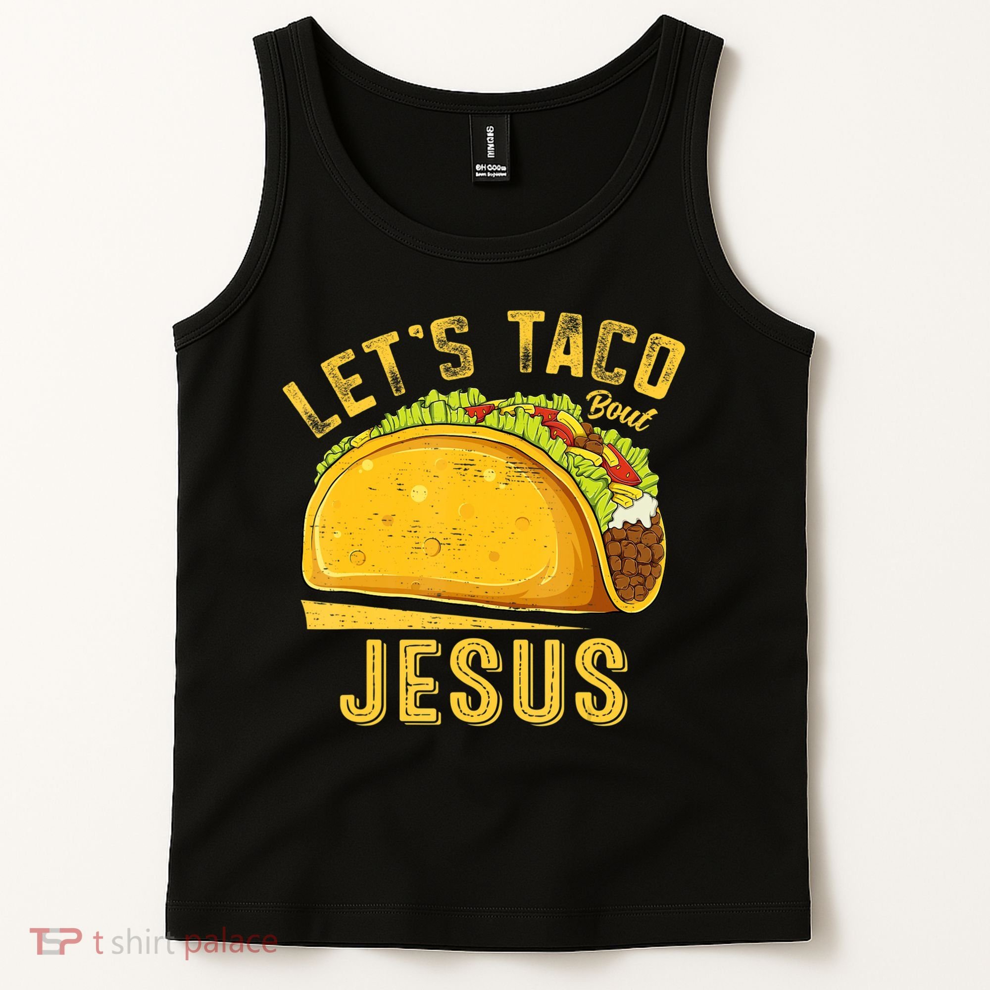 Let's Taco Bout Jesus Cinco De Mayo Christian Tank Top
