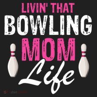 Livin That Bowling Mom Life Cool Retro Cool Gift Present Gift Women's Sweatshirt thumb 2
