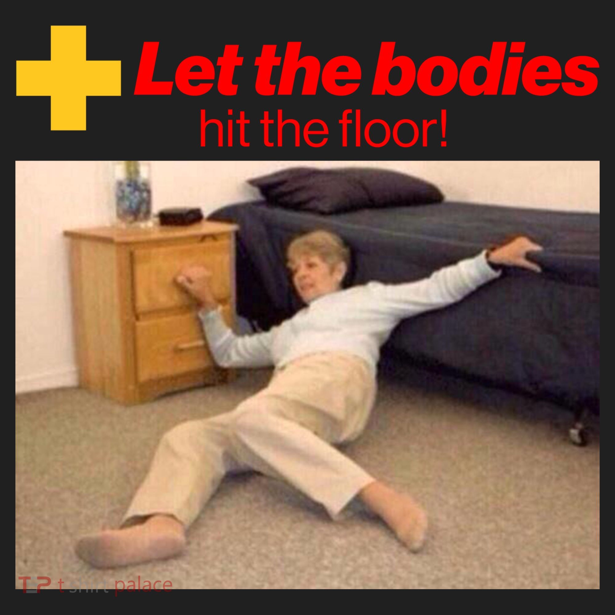 Let The Bodies Hit The Floor Meme Women's Sweatshirt