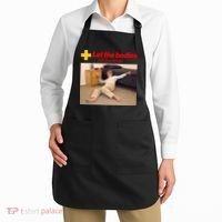 Let The Bodies Hit The Floor Meme Apron thumb 2
