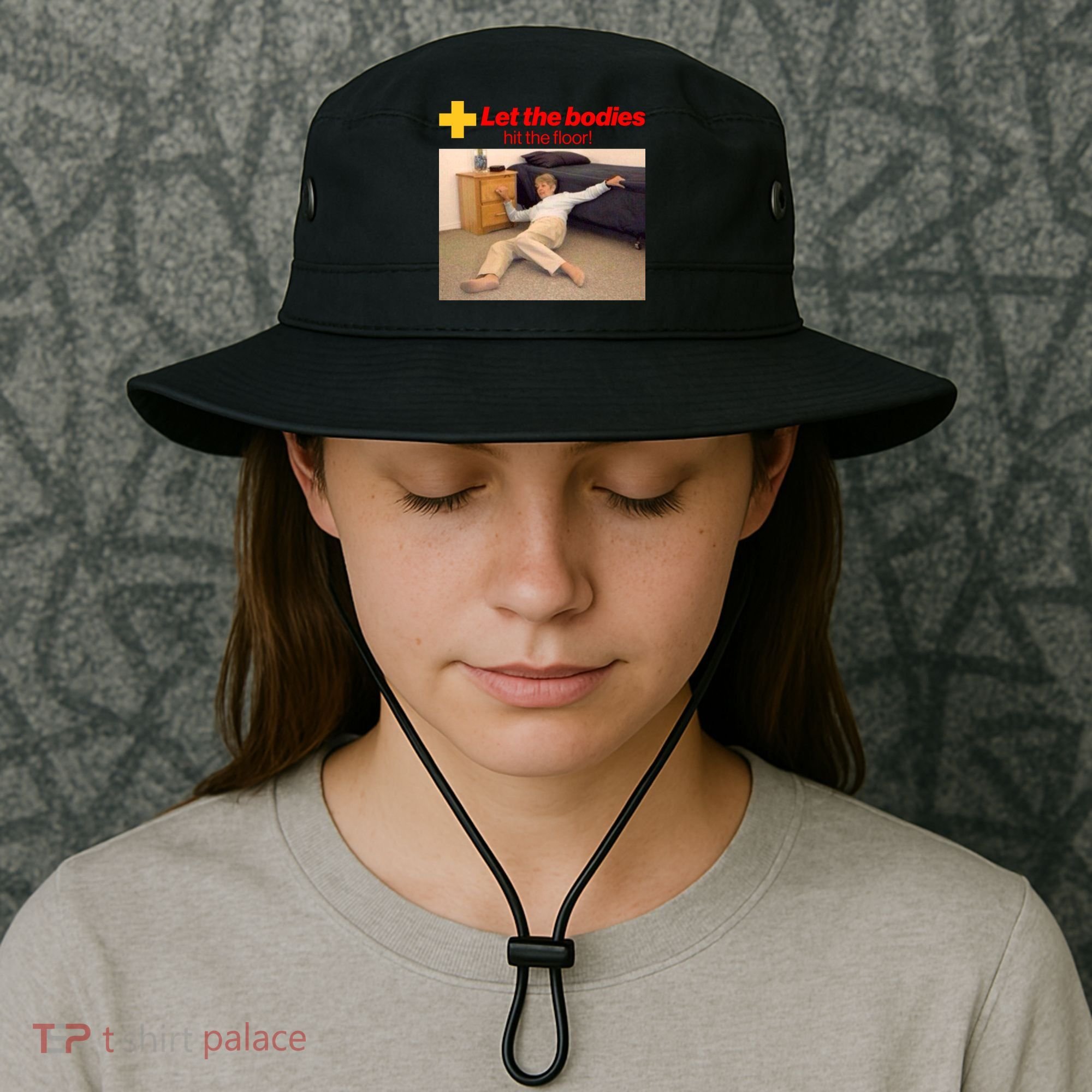 Let The Bodies Hit The Floor Meme Bucket Hat