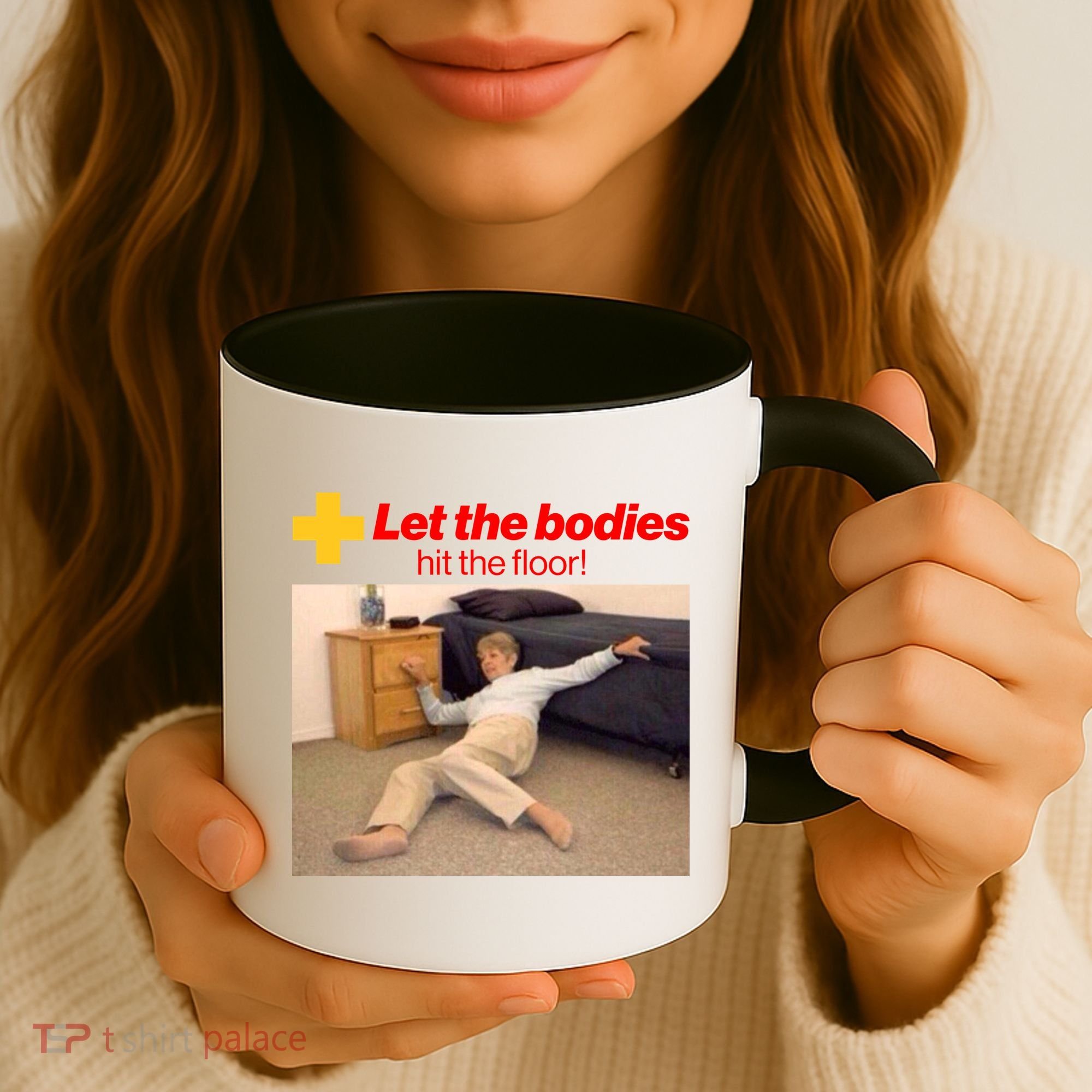Let The Bodies Hit The Floor Meme Coffee Mug