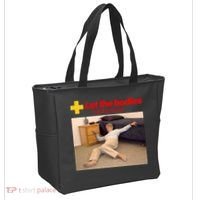 Let The Bodies Hit The Floor Meme Tote Bag thumb 2