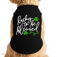 Lucky To Be Blessed Doggie Tank thumb 0