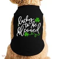 Lucky To Be Blessed Doggie Tank thumb 0