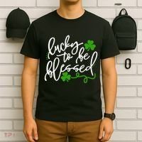 Lucky To Be Blessed T-Shirt thumb 6