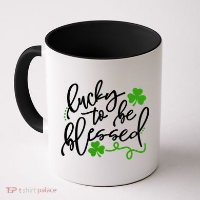 Lucky To Be Blessed Coffee Mug