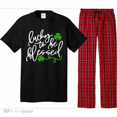 Lucky To Be Blessed Pajama Set