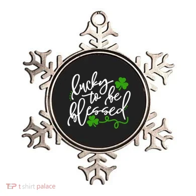Lucky To Be Blessed Ornament