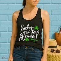 Lucky To Be Blessed Women's Tank Top thumb 2