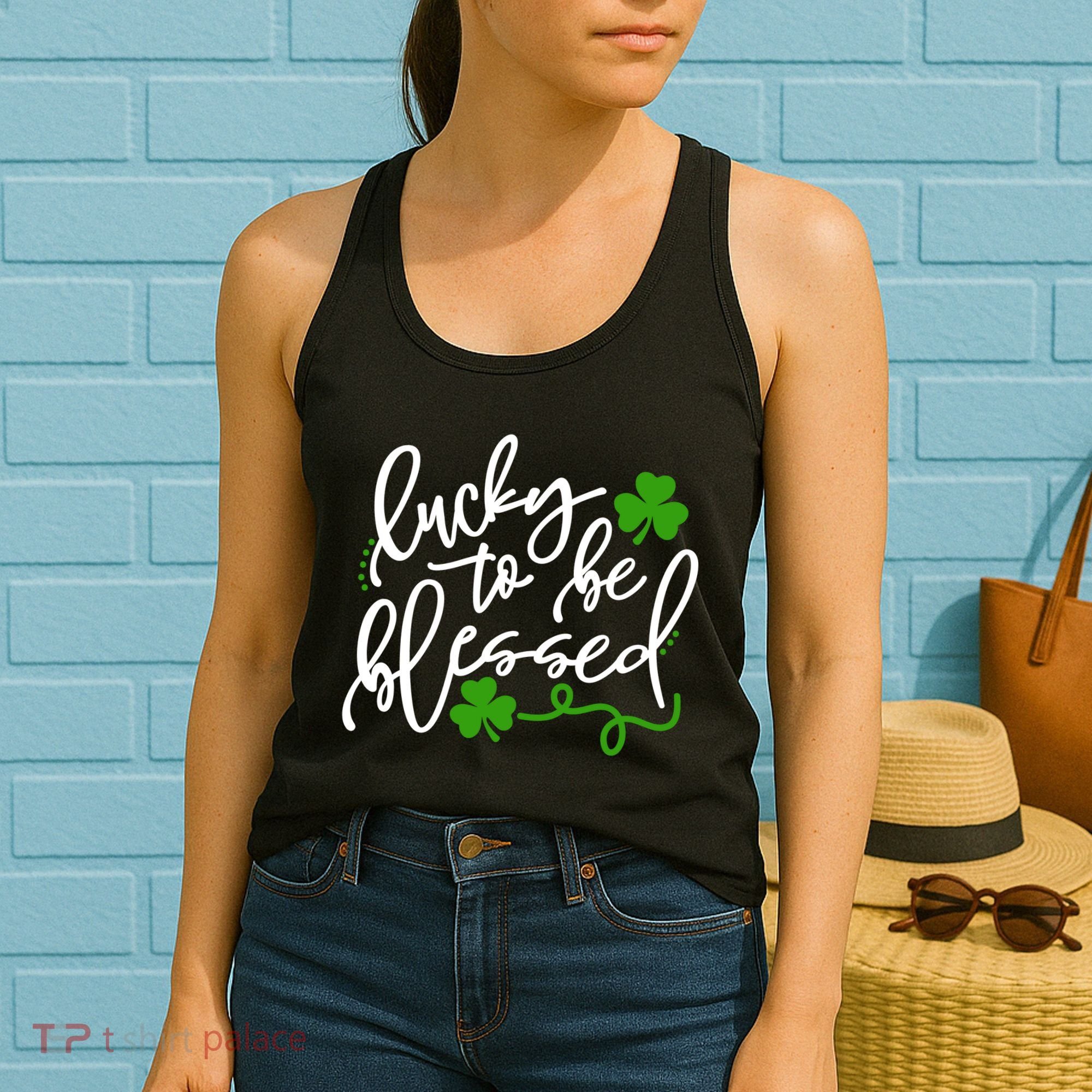Lucky To Be Blessed Women's Tank Top