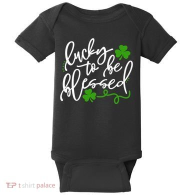 Lucky To Be Blessed Baby Bodysuit