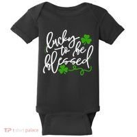 Lucky To Be Blessed Baby Bodysuit thumb 0
