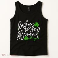 Lucky To Be Blessed Tank Top thumb 2