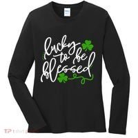 Lucky To Be Blessed Women's Long Sleeve Shirt thumb 0