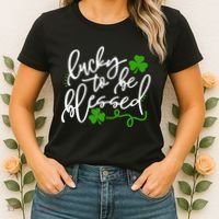Lucky To Be Blessed Women's T-Shirt thumb 2