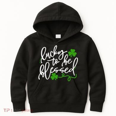 Lucky To Be Blessed Kids Hoodie