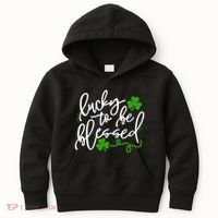 Lucky To Be Blessed Kids Hoodie thumb 0