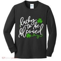 Lucky To Be Blessed Kids Long Sleeve Shirt thumb 0
