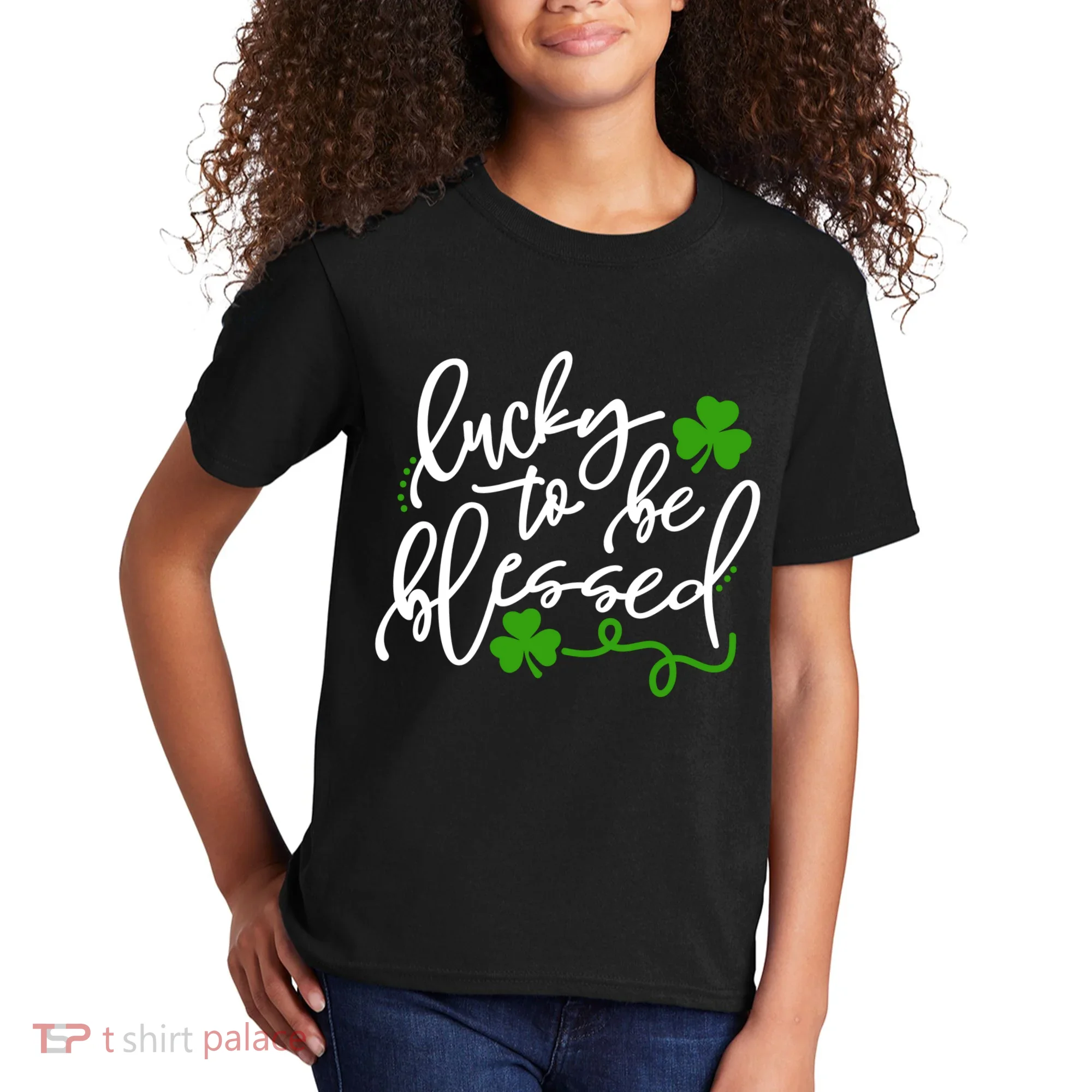 Lucky To Be Blessed Kids T-Shirt