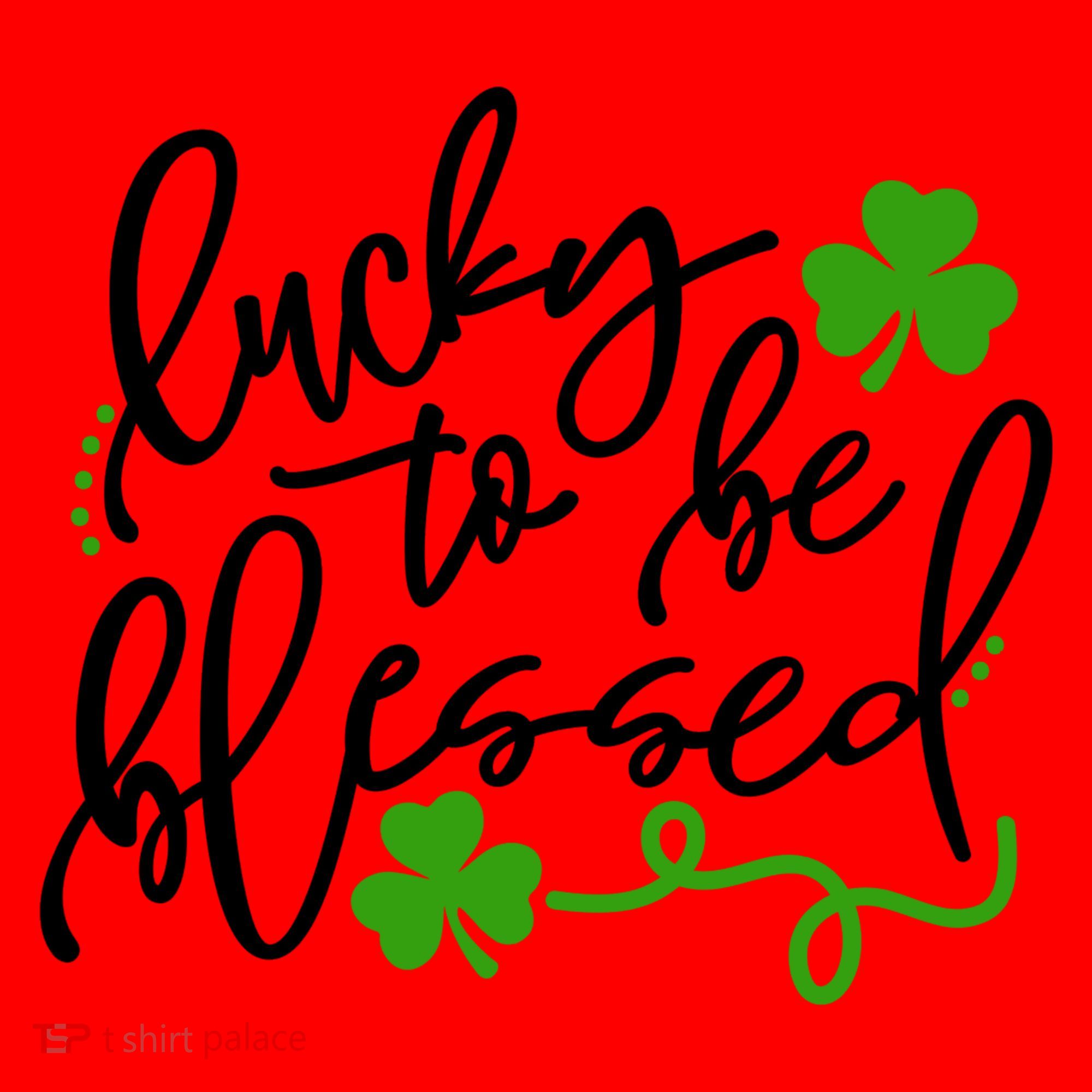Lucky To Be Blessed Santa Hat