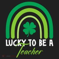 Lucky To Be A Teacher St Patricks Day Women's Sweatshirt thumb 2